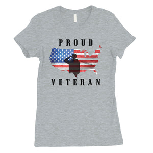 Proud Veteran Gift T-Shirt US Army Mom 4th of July Shirt Outfit