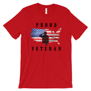 Proud Veteran Gift T-Shirt For Army Dad 4th of July Shirt For Men