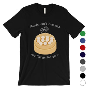 My Fillings Dumpling Dimsum Mens T-Shirt For Dumpling Lover Gifts