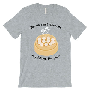 My Fillings Dumpling Dimsum Mens T-Shirt For Dumpling Lover Gifts