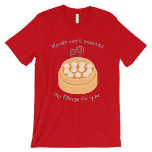 My Fillings Dumpling Dimsum Mens T-Shirt For Dumpling Lover Gifts