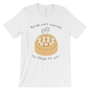 My Fillings Dumpling Dimsum Mens T-Shirt For Dumpling Lover Gifts