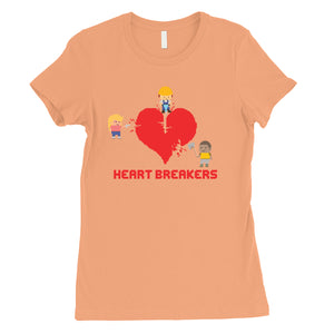 Heart Breakers Womens T-Shirt Valentine's Day Gift For Girlfriend