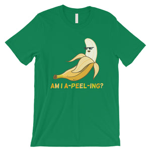 Apeeling Banana Mens Funny Single Jokes T-Shirt Single Friend Gifts