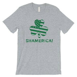 Shamerica Flag Mens Tee Gag St. Patrick's Day T-Shirt Gift For Him