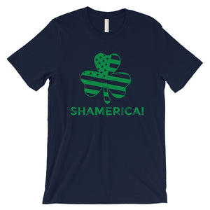 Shamerica Flag Mens Tee Gag St. Patrick's Day T-Shirt Gift For Him