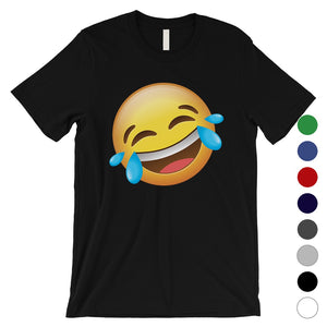 Emoji-Laughing Mens Funny Cute Silly Cool Halloween T-Shirt Gift