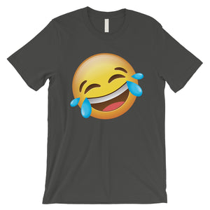 Emoji-Laughing Mens Funny Cute Silly Cool Halloween T-Shirt Gift