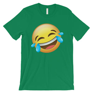 Emoji-Laughing Mens Funny Cute Silly Cool Halloween T-Shirt Gift