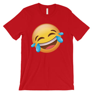 Emoji-Laughing Mens Funny Cute Silly Cool Halloween T-Shirt Gift