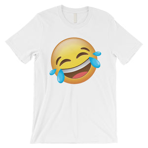 Emoji-Laughing Mens Funny Cute Silly Cool Halloween T-Shirt Gift