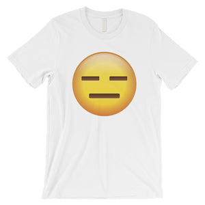 Emoji-Emotionless Mens Whatever Empty Funny Halloween T-Shirt Gift