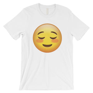 Emoji-Blush Mens Shy Fun Awesome Perfect T-Shirt Anniversary Gift