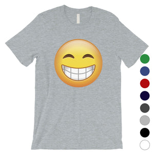 Emoji-Smiling Mens Happy Grateful Cool T-Shirt Gift For a Friend