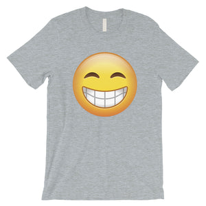 Emoji-Smiling Mens Happy Grateful Cool T-Shirt Gift For a Friend