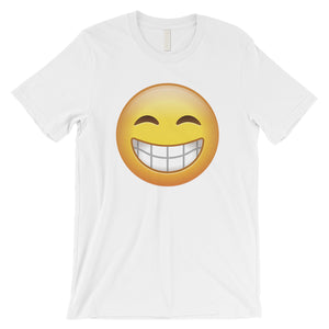 Emoji-Smiling Mens Happy Grateful Cool T-Shirt Gift For a Friend