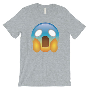 Emoji-Screaming Mens Shocked Funny Perfect Halloween T-Shirt Gift