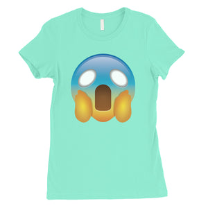 Emoji-Screaming Womens Awesome Playful Great T-Shirt Costume Gift