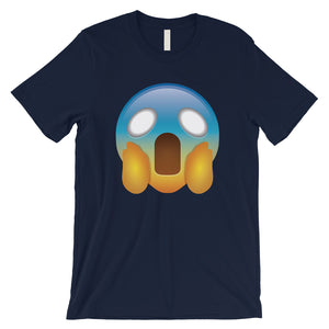 Emoji-Screaming Mens Shocked Funny Perfect Halloween T-Shirt Gift