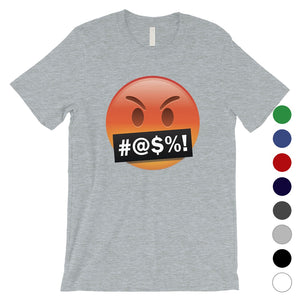 Emoji-Angry Mens Mad Rude Emotional Cool Halloween T-Shirt Costume