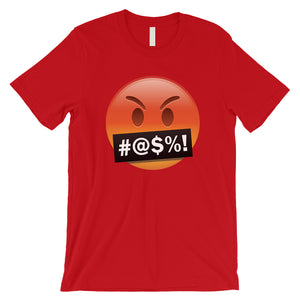 Emoji-Angry Mens Mad Rude Emotional Cool Halloween T-Shirt Costume