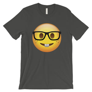 Emoji-Nerd Mens Cute Sweet Perfect Funny Cool T-Shirt Friend Gift