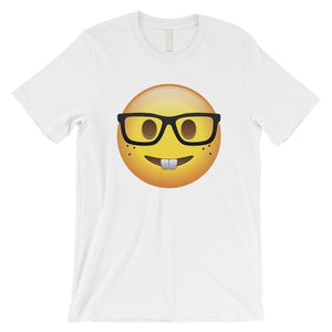 Emoji-Nerd Mens Cute Sweet Perfect Funny Cool T-Shirt Friend Gift