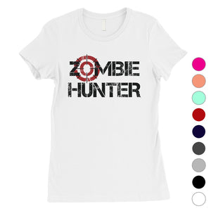 Zombie Hunter Womens Wholesome Halloween Costume T-Shirt Gag Gift