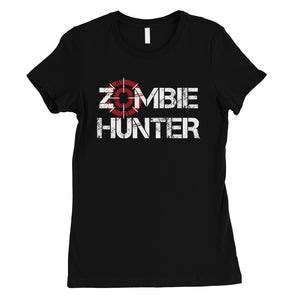 Zombie Hunter Womens Wholesome Halloween Costume T-Shirt Gag Gift