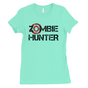 Zombie Hunter Womens Wholesome Halloween Costume T-Shirt Gag Gift