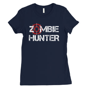 Zombie Hunter Womens Wholesome Halloween Costume T-Shirt Gag Gift