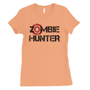 Zombie Hunter Womens Wholesome Halloween Costume T-Shirt Gag Gift