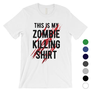 Zombie Killing Mens Badass Strong Powerful Halloween T-Shirt Gift