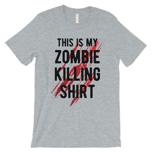 Zombie Killing Mens Badass Strong Powerful Halloween T-Shirt Gift