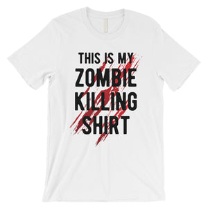 Zombie Killing Mens Badass Strong Powerful Halloween T-Shirt Gift