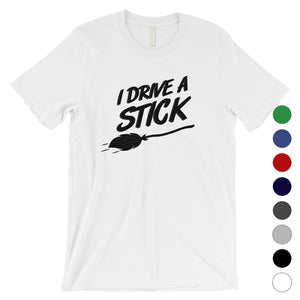 I Drive A Stick Cute Halloween Costume Funny Mens T-Shirt