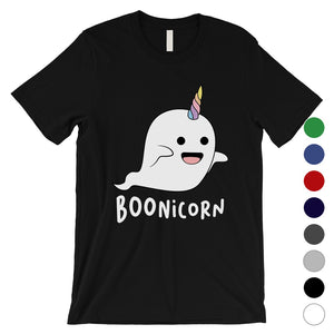 Boonicorn Cute Halloween Costume Funny Ghost Unicorn Mens T-Shirt