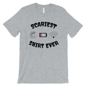 Scariest Shirt Ever Cute Halloween Costume Funny Mens T-Shirt