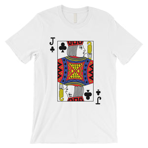 Clover Jack Card Funny Mens White T-Shirt