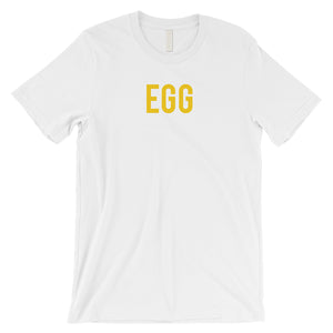 Egg Letters Mens White T-Shirt