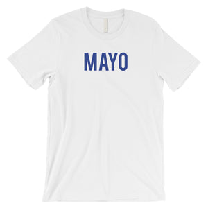 Mayo Letters Mens White T-Shirt