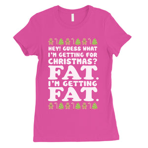 Getting Fat Christmas Womens Shirt