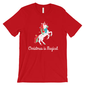 Christmas Magical Unicorn Mens Shirt