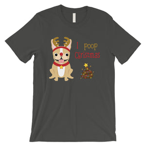 Frenchie Christmas Poop Mens Shirt