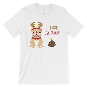 Frenchie Christmas Poop Mens Shirt