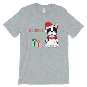 Christmas Frenchie Present Mens Shirt