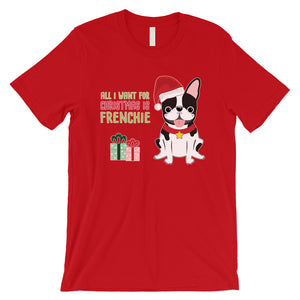 Christmas Frenchie Present Mens Shirt