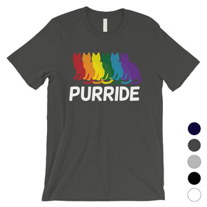 LGBT Purride Rainbow Cats Mens Shirt