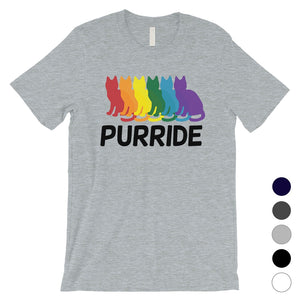 LGBT Purride Rainbow Cats Mens Shirt