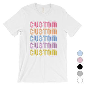 Colorful Multiline Text Charismatic Mens Personalized T-Shirt Gift